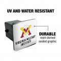 Virginia Military Institute Keydets Logo Tow Trailer Hitch Cover Plug Insert 2