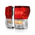 Red Lens New Oe-style Tail Light Lamp Assembly For 2007-2013 Toyota Tundra Pickup Truck Driver Passenger Side 