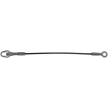 Tailgate Cable For Mitsubishi Raider 2006 2007 2008 2009 Metal Replacement 0 244 In Diameter 16 Mm Length Black Standard Style 
