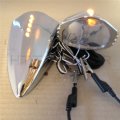 Httmt Chrome Pig Spotter 2 Mirrors Spotters Mirror Set Built In Led Turn Signals