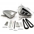 Httmt Chrome Pig Spotter 2 Mirrors Spotters Mirror Set Built In Led Turn Signals