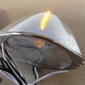 Httmt Chrome Pig Spotter 2 Mirrors Spotters Mirror Set Built In Led Turn Signals