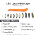 14pcs White Led Interior Lights Bulb Kit For Benz M-class W163 1998 1999 2000 2001 2002 2003 2004 2005 Map Dome Footwell Super