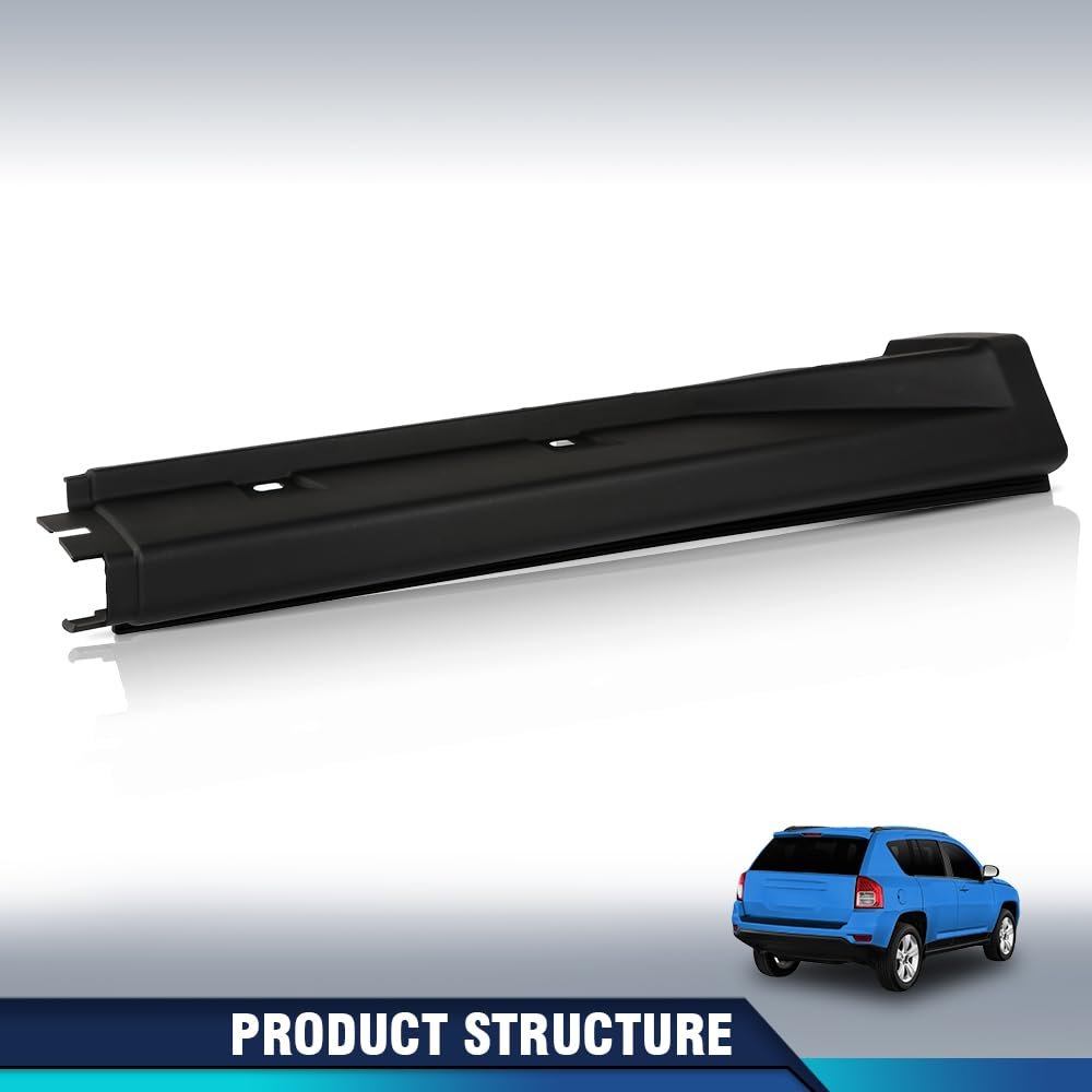 Rear Right Side Rocker Molding Panel Trim For Jeep Compass 2011-2017 5116128ac 05116128ac Black