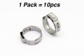 Autobahn88 Stainless Ear Crimp-clamp 16 6-19 8mm 0 66-0 79 For Pex Tubing Pack Of 10