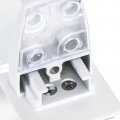 Uxcell Partition Support Bracket Adjustable Desk Divider Clamp Privacy Panel For 3 5-9mm Thick White