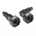 X Autohaux 2 Set 5 16 7 89mm Sae To 13 32 10 5mm Nylon Fuel Line Hose Quick Release Connector Disconnect Straight 90 Degree