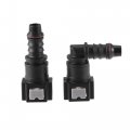 X Autohaux 2 Set 5 16 7 89mm Sae To 13 32 10 5mm Nylon Fuel Line Hose Quick Release Connector Disconnect Straight 90 Degree