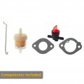 Svkzgfz 594207 595216 597126 Carburetor For Intek Engine Mower Tractor 40n777 40n877 With Gaskets Shut Off Valve
