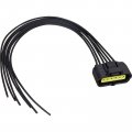 Aip Electronics Mass Air Flow Maf Sensor Connector Pigtail Harness For 1993-2006 Ford Lincoln And Mazda 2 0l-7 5l I4 V6 V8 V10 