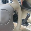 Mewant Customized Beige Microfiber Leather Car Steering Wheel Cover For Toyota Vios Old Corolla Mark 2 Lexus Gs430 Gs300 2004