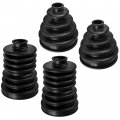 Caltric Rear Axle Inner Outer Cv Boot Kit 2 Sets Compatible With John Deere Am136644 Am136643