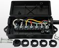 7 Way Trailer Wire Junction Box Camper Truck Weather Proof Rv Light Cord Plug 
