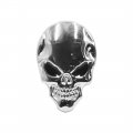 Uxcell Metal 3d Skull Bone Shaped Car Exterior Decorative Sticker Silver Tone