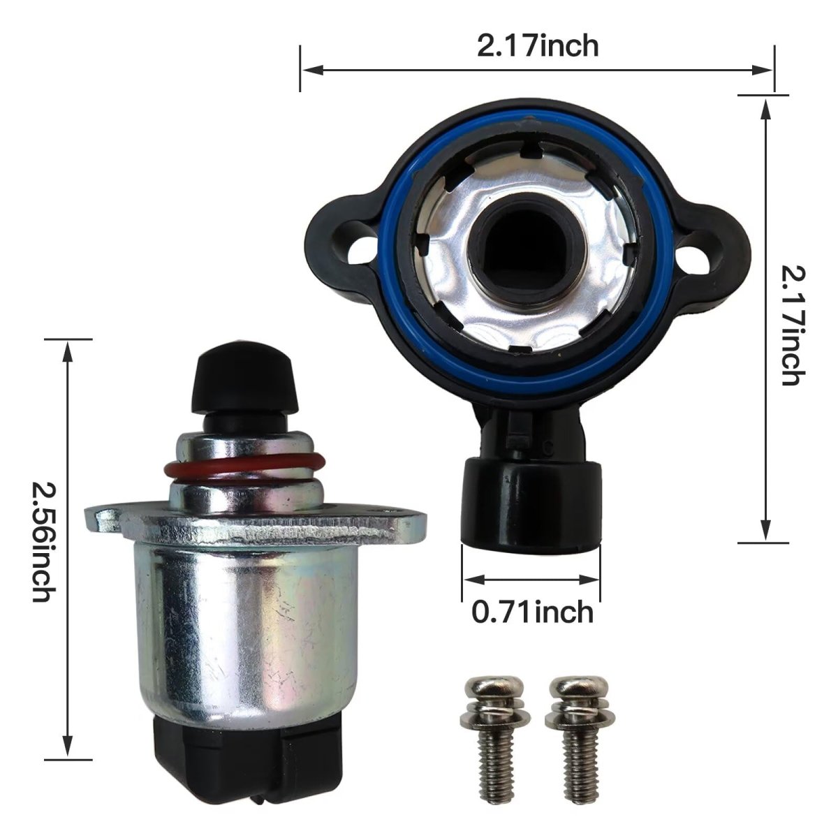 Throttle Position Sensor And Idle Air Control Valve Set For 99 Chevrolet Silverado 1500 Submodel Base Ls Lt