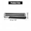 X Autohaux Foot Pedal Cover Non-slip No Drill Metal Accelerator Covers For Nissan Infiniti Q50 Q50l Q60 G25 Silver Tone