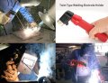 400 Amp Twist Type Welding Electrode Holder Full Copper Heavy Duty Clamp For Machine