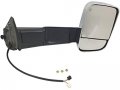Right Passenger Side Power Door Mirror Trailer Tow Manual Flip-up Heated With Puddle Light Turn Signalout Memory Chrome