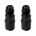 2pack 6an Fuel Adapter Fit For To 3 8 Or 5 16 Gm Quick Connect W Thread Efi Female 