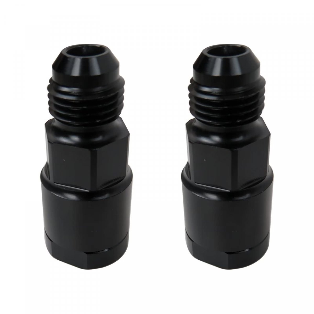 2pack 6an Fuel Adapter Fit For To 3 8 Or 5 16 Gm Quick Connect W Thread Efi Female