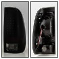 Acanii For 1999-2007 Ford F250 Superduty 97-03 F150 Black Housing Smoked Lens Led Tail Lights Brake Lamps Left Right