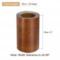 Uxcell Wood Grain Tape 4 X33 Ft Self Adhesive Repair Patch For Baseboards Doors Floor Furniture Home Decor Red Cedar