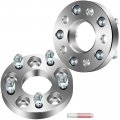 2x 1 Inch Wheel Spacers Adapters 5x110mm Tox4 5 5x114 3mm With 12x1 5 Studs 