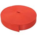 Bulk Webbing 102 Ft X 1 In Red Nylon With 3800 Lb Breaking Strength And 1250 Working Load Limit Model N01102r 