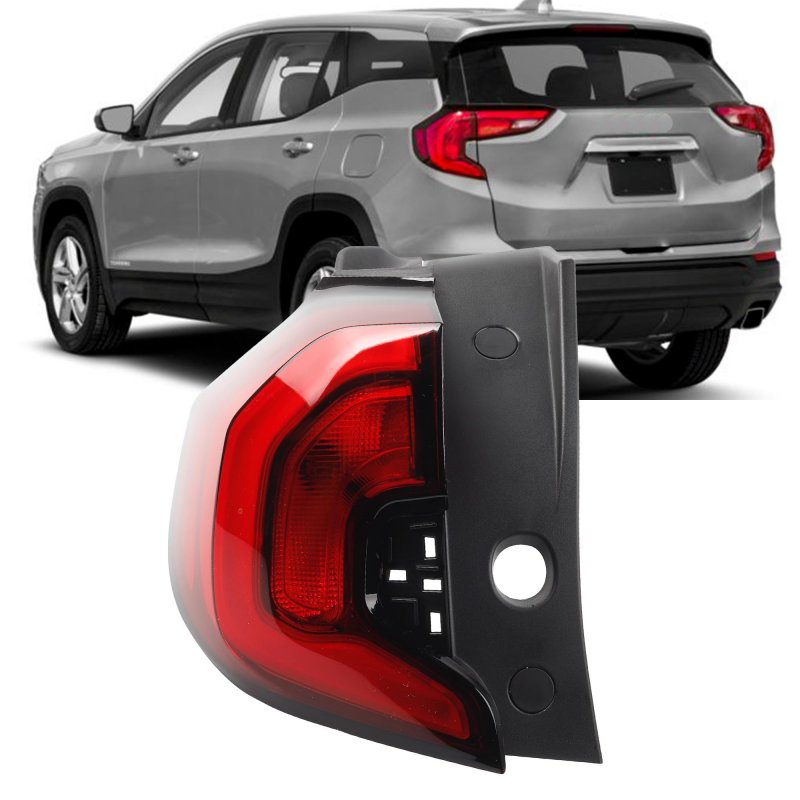 Left Driver Side Tail Light Assembly Rear Lamp For 2018-2021 Gmc Terrain