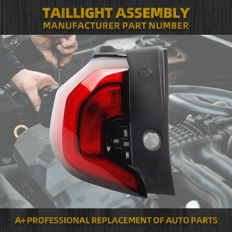 Left Driver Side Tail Light Assembly Rear Lamp For 2018-2021 Gmc Terrain