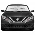 Ipick Image For Nissan Sentra Dual Panels Easy Folding Windshield Sun Shade Universal Fit