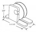Window Roller Assembly Steel Wheel 3 8 Diameter Package