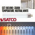 Satco S8405 30 Case Pack 17 Watt T8 Fluorescent 3500k Neutral White 85 Cri Medium Bi Pin Base 1450l Linear 1 02 In Length For