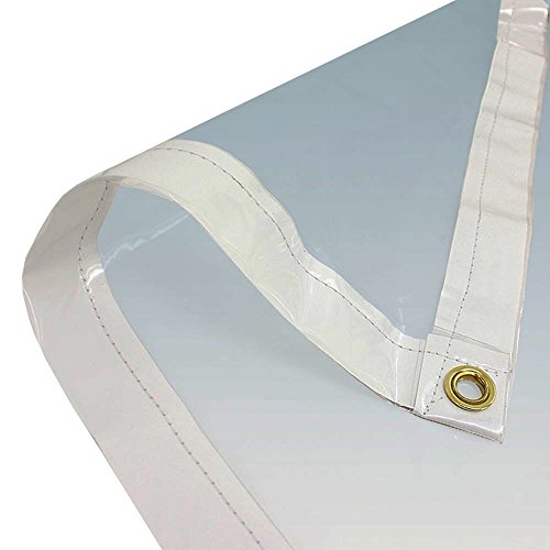 07 X 20 Clear Pvc Vinyl Tarp Finished Size 66 196