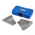 3 8 In Drive Extra Deep Hex Bit Socket Set 1 To 3mm 10mm Sae And Metric Long Allen Cr V S2 Steel 18 Pieces 