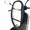 Motorcycle Seat Cover Sunscreen Heat Insulation Oxford Cloth Waterproof For Scooter Moped Black L