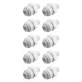 Male Connector 1 4 Od X 8 Thread Quick Connect Fittings Parts Connections For Water Filters Reverse Osmosis Ro Systems 10 Pack 