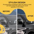 Kuafu Windshield A-pillar Trim Compatible With 2012-2017 Hyundai Veloster Replacement For 86170-2v000 86180-2v000 Windscreen