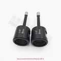 2pcs Set Vacuum Brazed Diamond Dry Drilling Bits For Porcelain Tile Granite Marble Stone Masonry Brick With 5 8-11 Connection