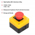 Emergency Stop Button 10a Waterproof 1no 1nc Red Mushroom Elevator Push Switch For Electromagnetic Starter Contactor Relay