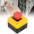Emergency Stop Button 10a Waterproof 1no 1nc Red Mushroom Elevator Push Switch For Electromagnetic Starter Contactor Relay