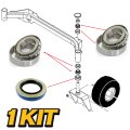 Front Wheel Fork Caster Bearing And Seal Rebuild Kit For Ferris Is2000z Is2500z Is3100z Is4500z Improved Spring Loaded Alloy