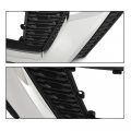 Front Upper Bumper Grille Assembly Chrome Trim For Nissan Rogue 2017 2018 2019 Ni1200282 623106fl0b