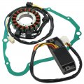 Stator Regulator Rectifier Gasket Set Replacement For Suzuki Vs1400 Intruder 1400 1987-1995 Oem 32101-38b00 32101-38b02