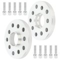 2x 17mm Thick 5x100 5x112 14x1 5 Studs Wheel Spacers Fit For 2009-2015 R8 2007-2009 Rs4 2003-2004 Rs6 1993-2009 S4 