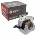 Niche Front Break Rotor Caliper Kit For Yamaha Wolverine Big Bear 350 Kodiak 400 5lp-2580u-00-00 3gd-2580u-01-00