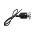 Light Socket Wire Lead Terminal With 1 Female Connector And Male Black Plastic Alx-pau-si-hp4600-cla1 Front Position 