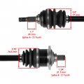 Caltric Front Left Complete Cv Joint Axle Compatible With Arctic Cat 250 300 4x4 2002 2003 2004