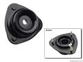 Sm5243 Strut Mount Rear Pair With Shocks And Camber Plates Rubber Corner Mount For Suspension Performance Black Modern Style 
