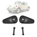 Hecasa Pair Turn Signal Light Seal For 1970-1979 Vw Bug Volkswagen Super Beetle Thing Replacement 113953193 Front Plastic 